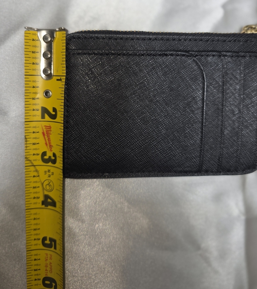 Kaye Spade Black Card Holder Wallet